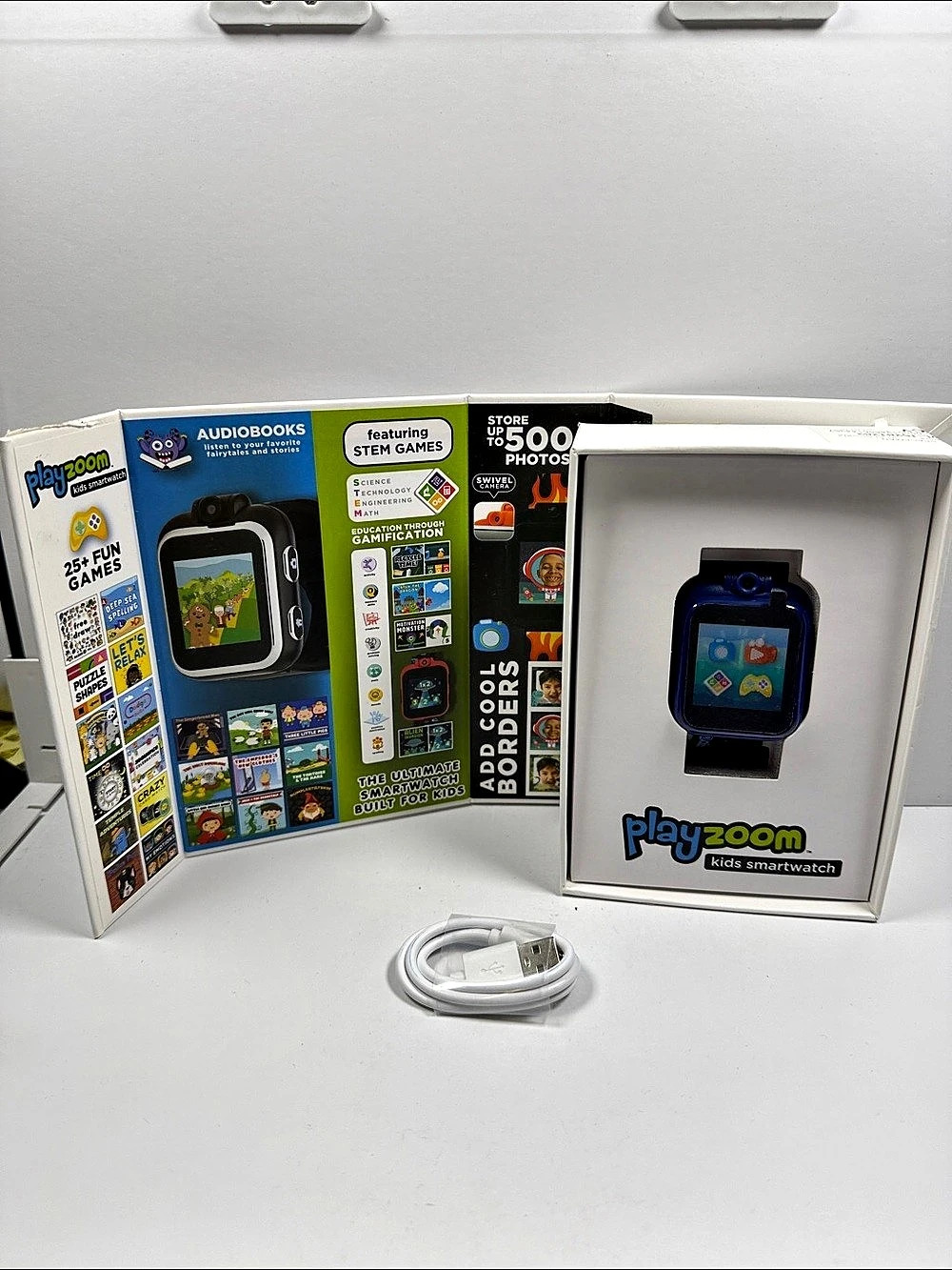 PlayZoom Kids Smartwatch Blue New in Box